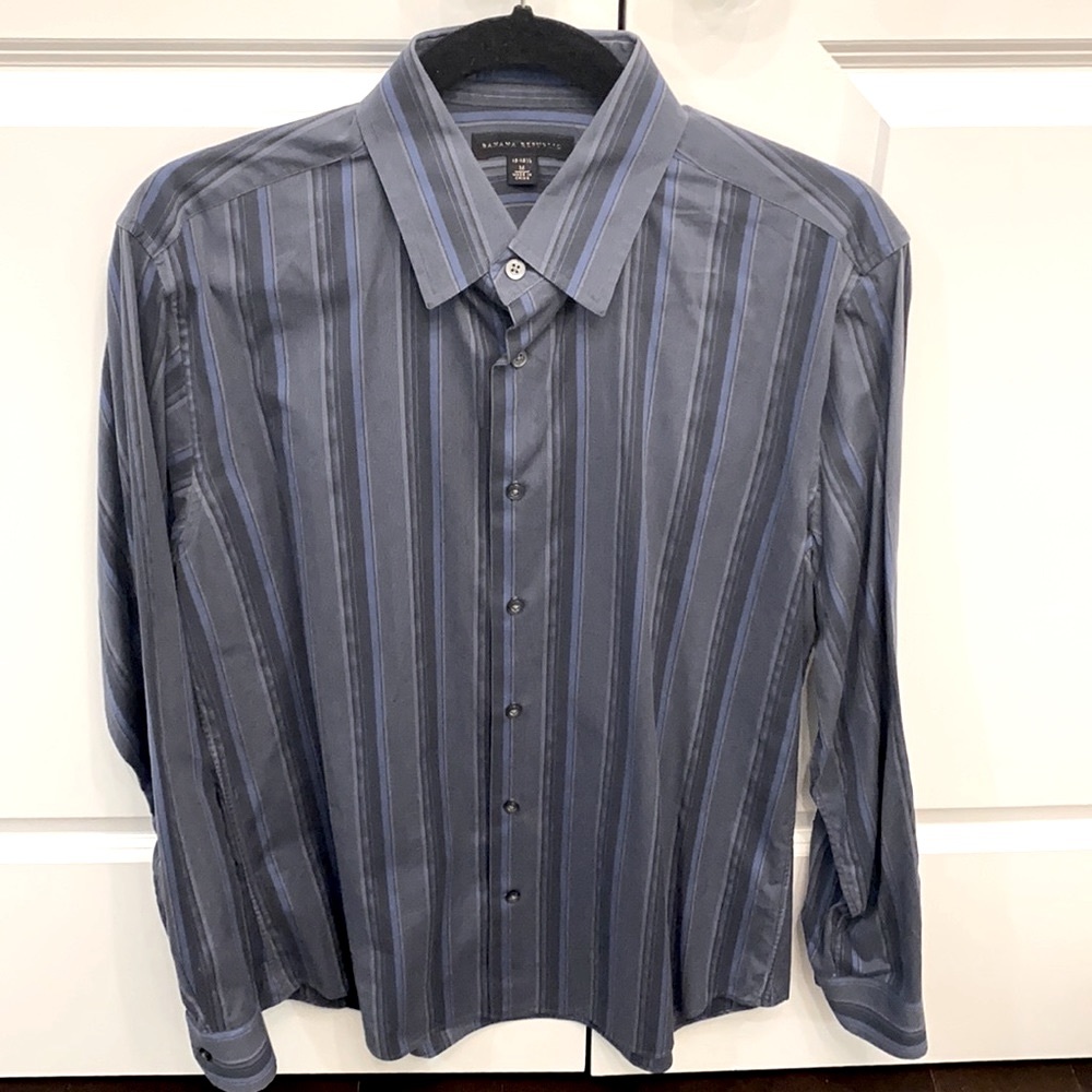 Banana Republic Striped Button-down Size Medium